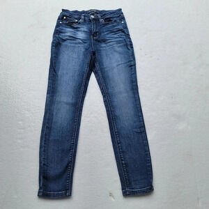 Indigo Rein Jeans Women's Size 5 Juniors Skinny High Rise Stretch